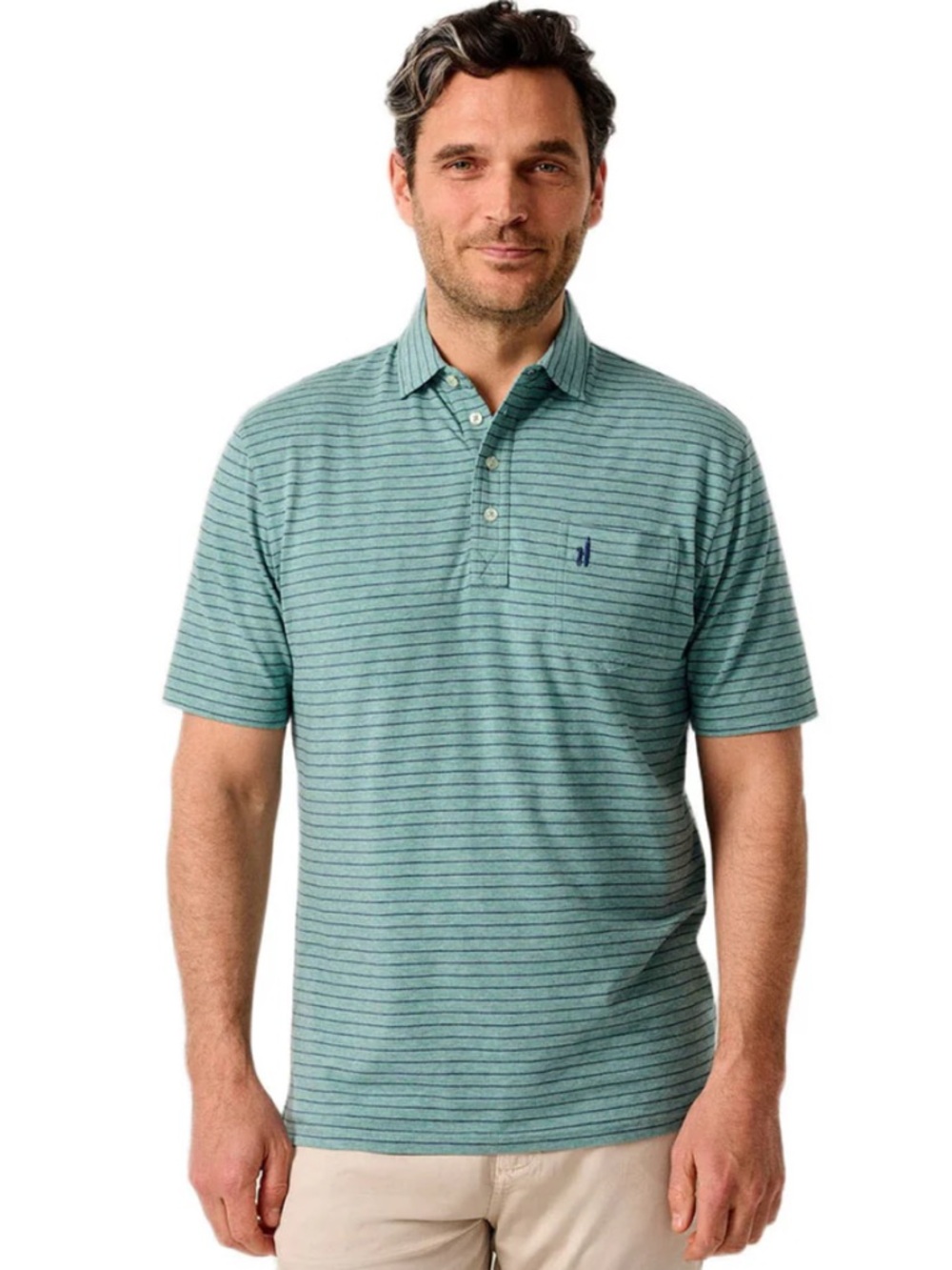 Johnnie-O NWOT Men's Neese Striped Polo Shirt‎ size XL